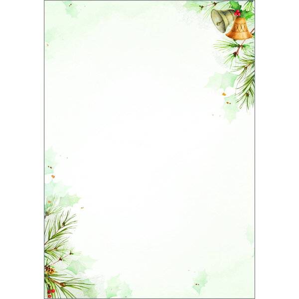 Weihnachts-Papier A4 90g Bells 100 Blatt
