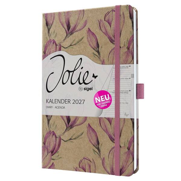 Wochenkalender Jolie 2027 Hardcover ca. A5 Magnolia Dreams 174 Seiten