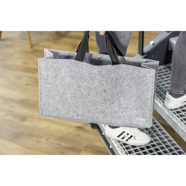 sigel Business-Filztasche Desk Sharing Bag Basic L, hellgrau-1