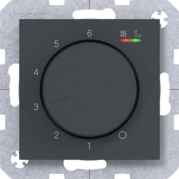 Hager Temp.regler 230V/15W WAN5011AT