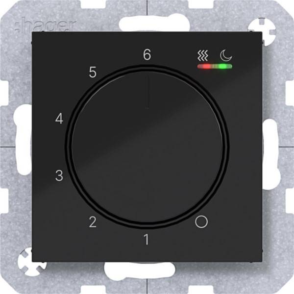 Hager Temp.regler 230V/15W WAN5011BG