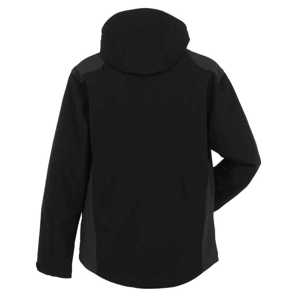 PLANAM Outdoor Moto Softshelljacke, 3825, schwarz/grau, Größe M-3