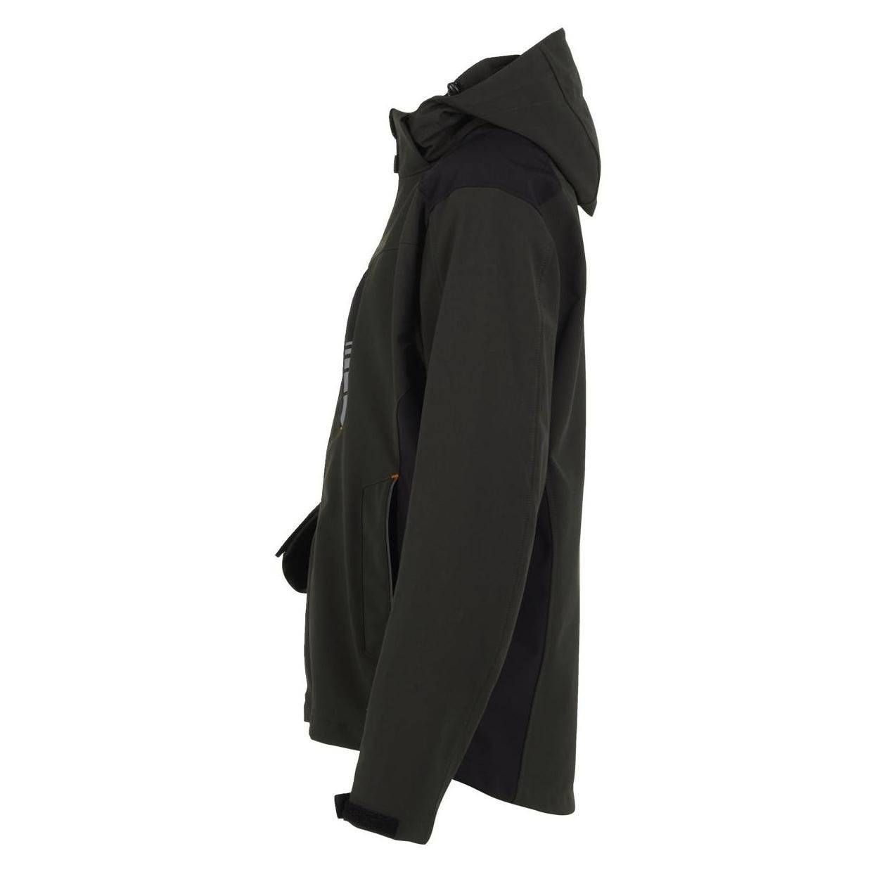 PLANAM Outdoor Moto Softshelljacke, 3826, oliv/schwarz, Größe 2XL-1