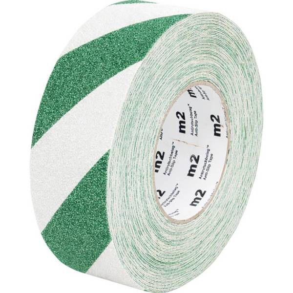 K.57 Antirutsch-Warnmarkierung, R13, grün/weiß, selbstklebend, 50mm, 18,3m/Rolle