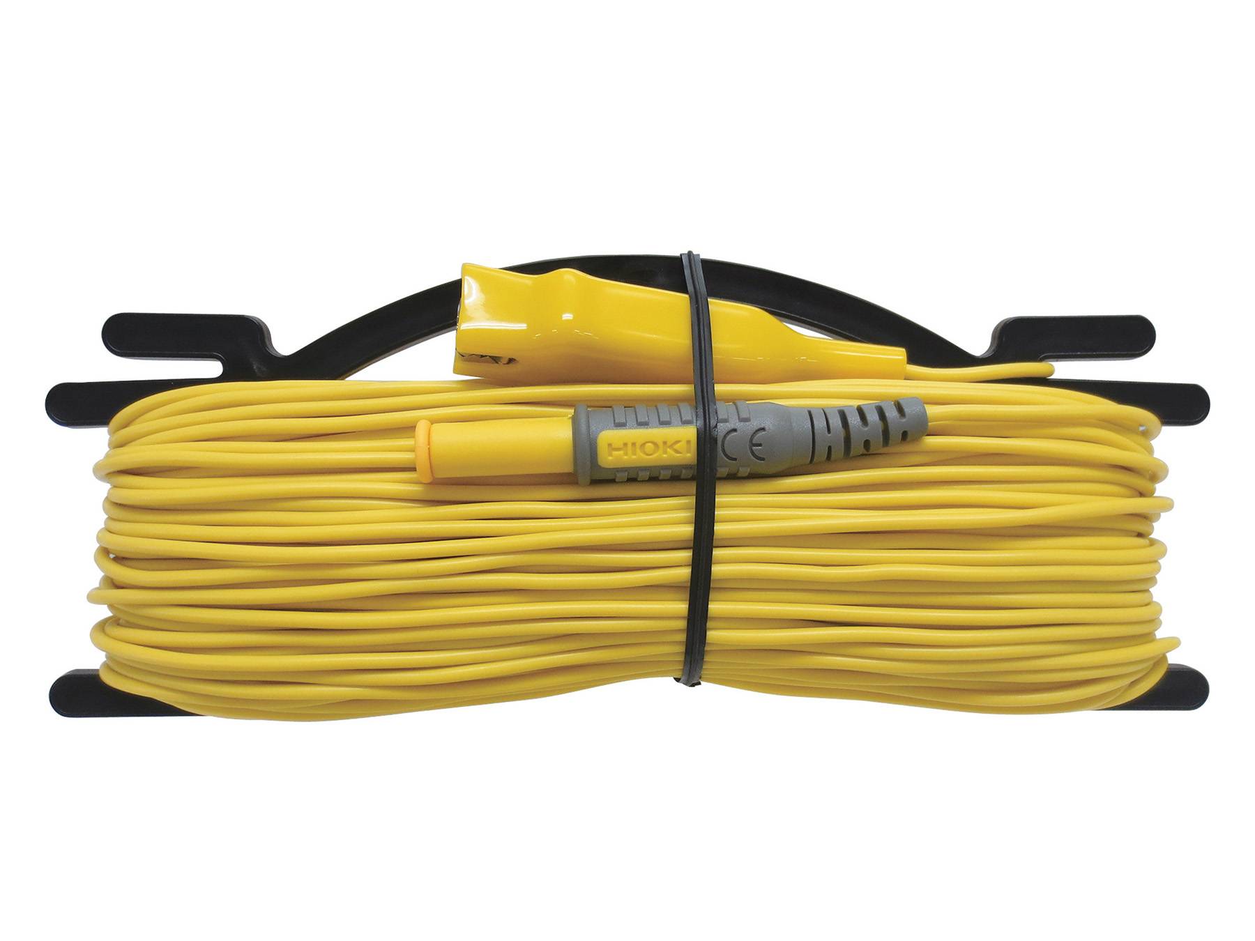 L9843-51 - Messleitung mit flachem Wickelbrett, gelb, 50 m-0