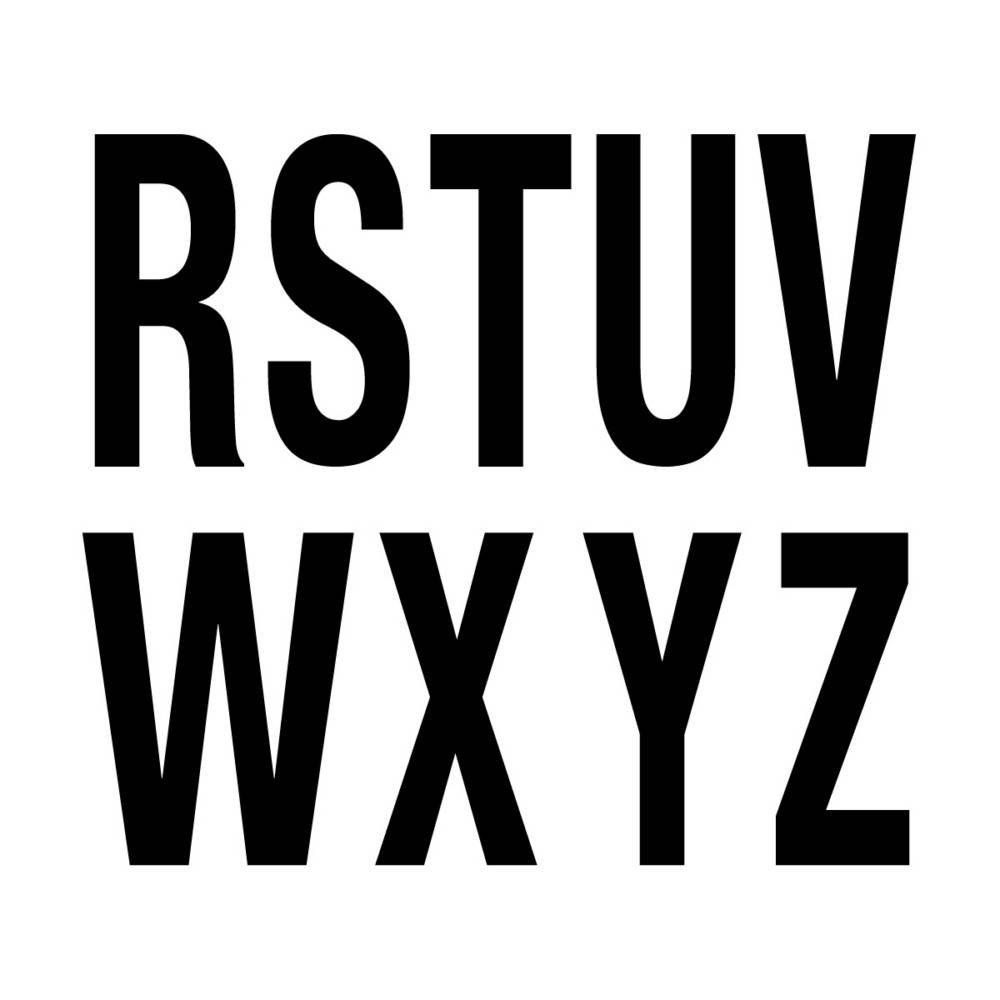 EVN Lichttechnik Hausnummer Buchstaben R- Z-0