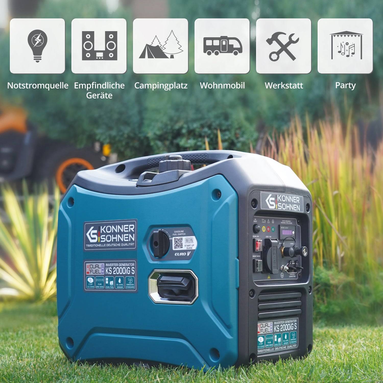LPG/Benzin-Inverter-Generator KS 2000iG S-4