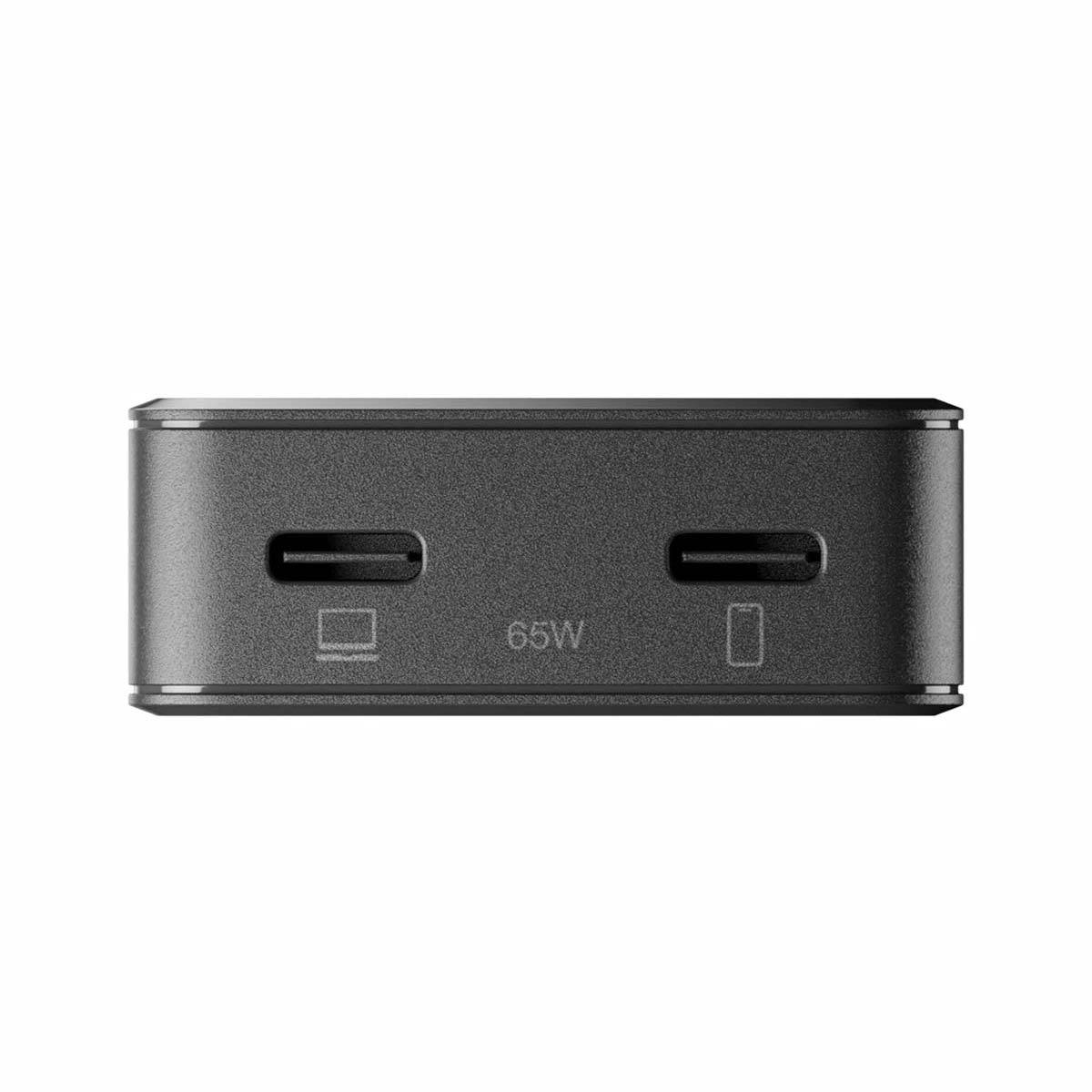 65W USB-C Fast GaN Pocket Charger Black