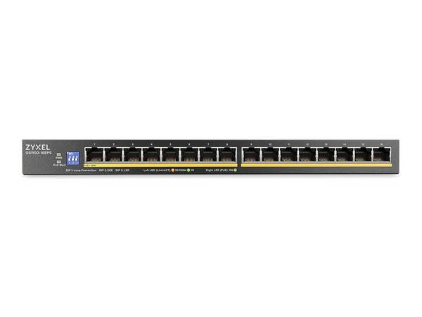 ZyXEL GS1100-16EPS - Switch - 16 x 10/100/1000 (1 PoE)