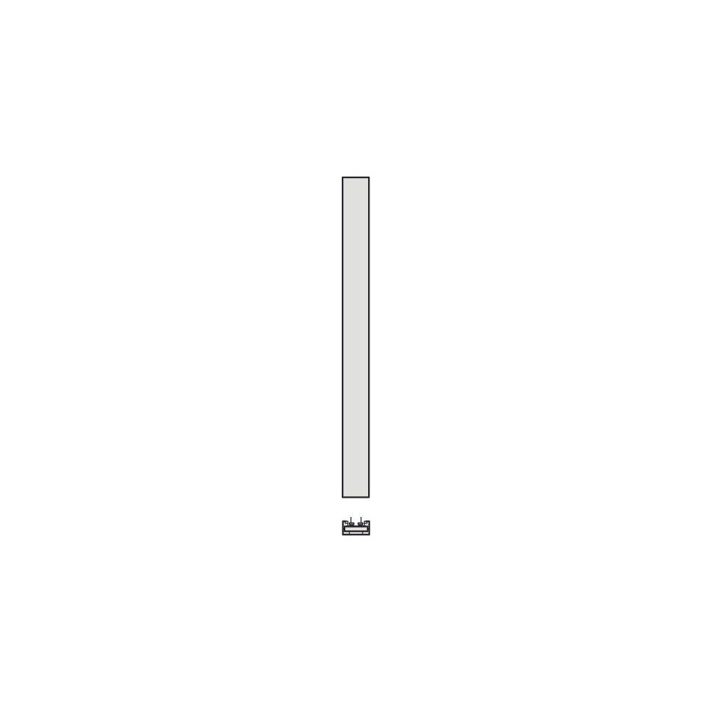 Kermi Beams Designheizkörper 1800x100x150mm, 671W bei 75/65/20 Grad C, Weiß Soft-1