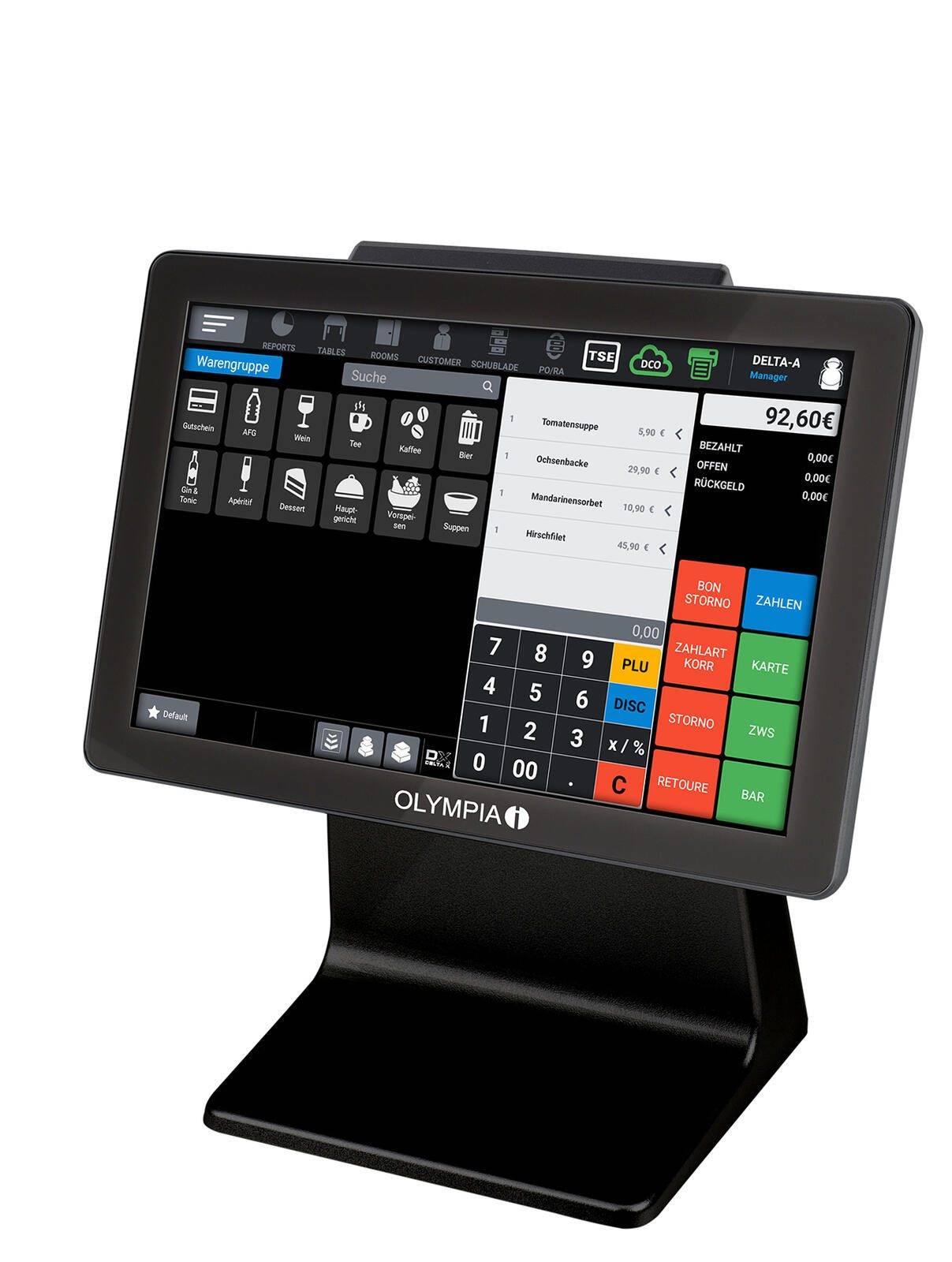 Olympia Registrierkasse TS10+Scanner schwarz-0