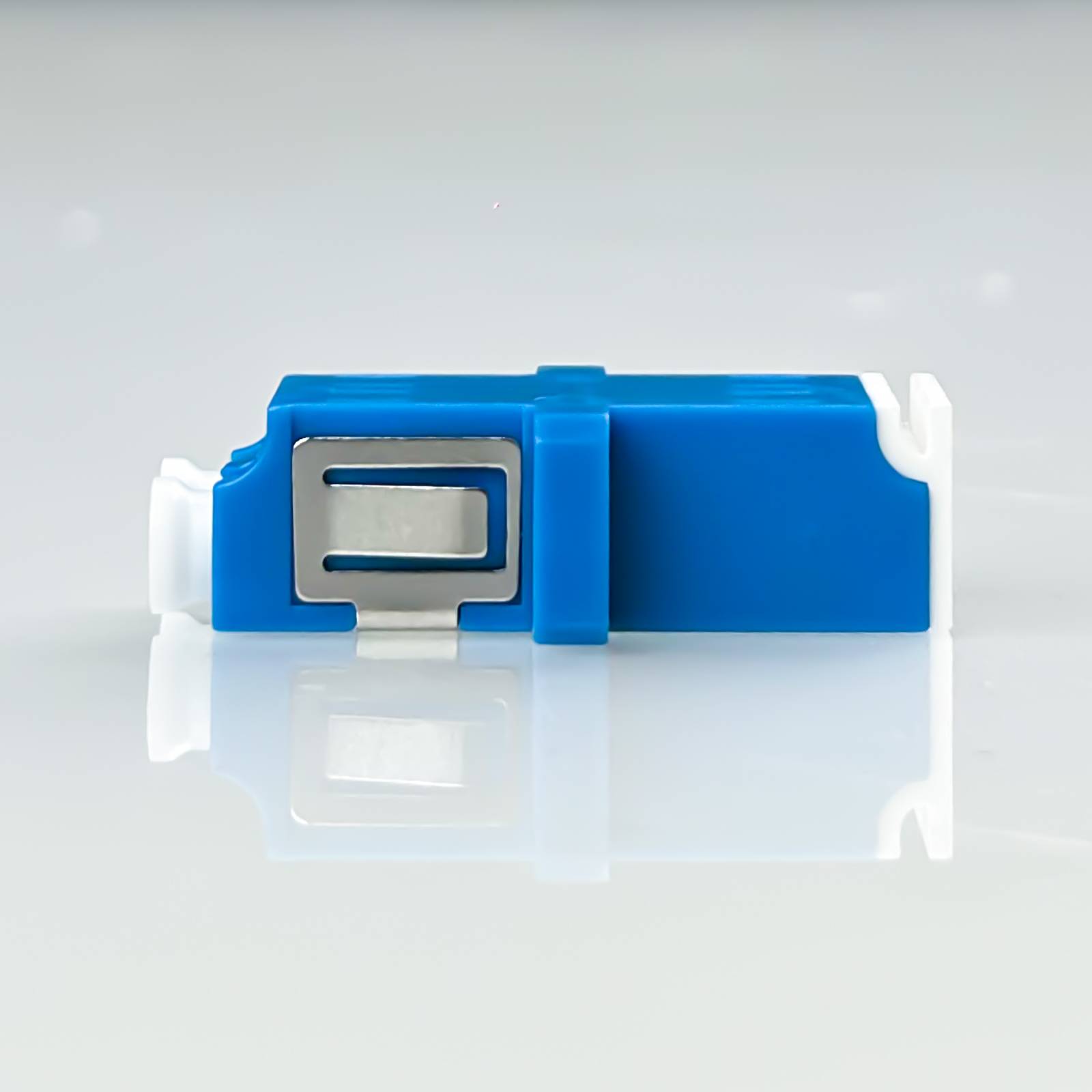 hb-digital LWL Verbinder LC/UPC Duplex OS1/OS2 Singlemode Shutter blau-2