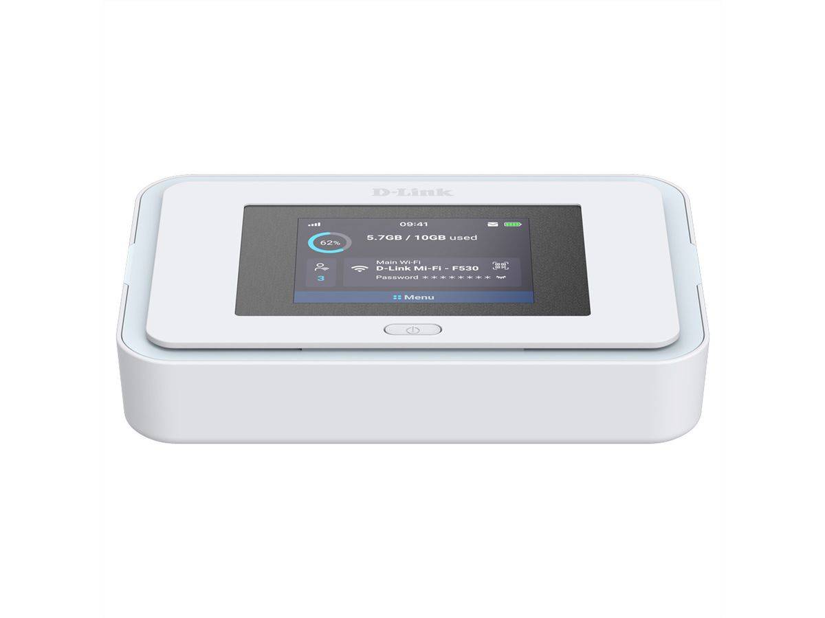 D-Link F530 Mobile Hotspot, 5G NR AX3000 Wi-Fi 6, Bleiben Sie produktiv und verbunden, egal wo Sie sich befinden, und t-1