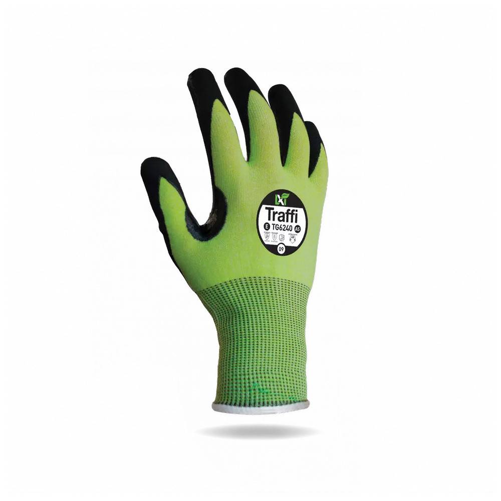 Traffi Schnittschutzhandschuh TG6240 NITRILE LXT, Gr. 09-0