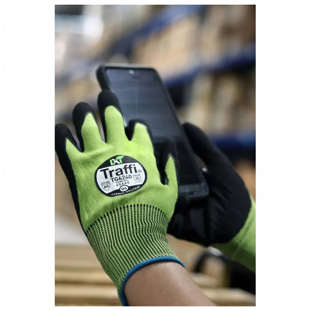 Traffi Schnittschutzhandschuh TG6240 NITRILE LXT, Gr. 09-2