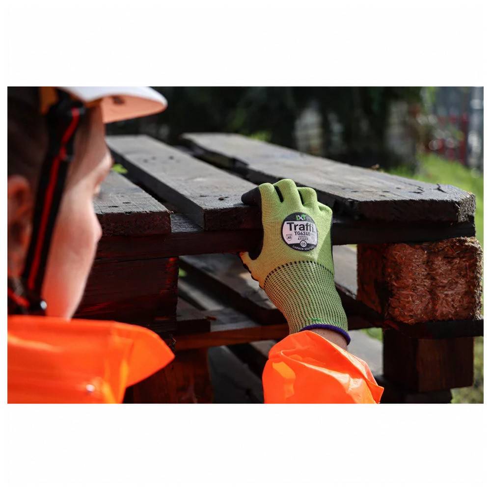 Traffi Schnittschutzhandschuh TG6240 NITRILE LXT, Gr. 09-3