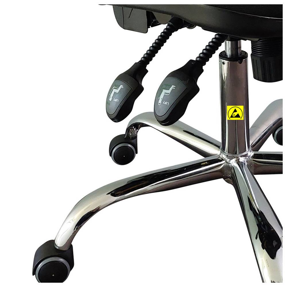 WETEC Drehstuhl Komfort, mit Rollen, ESD-2