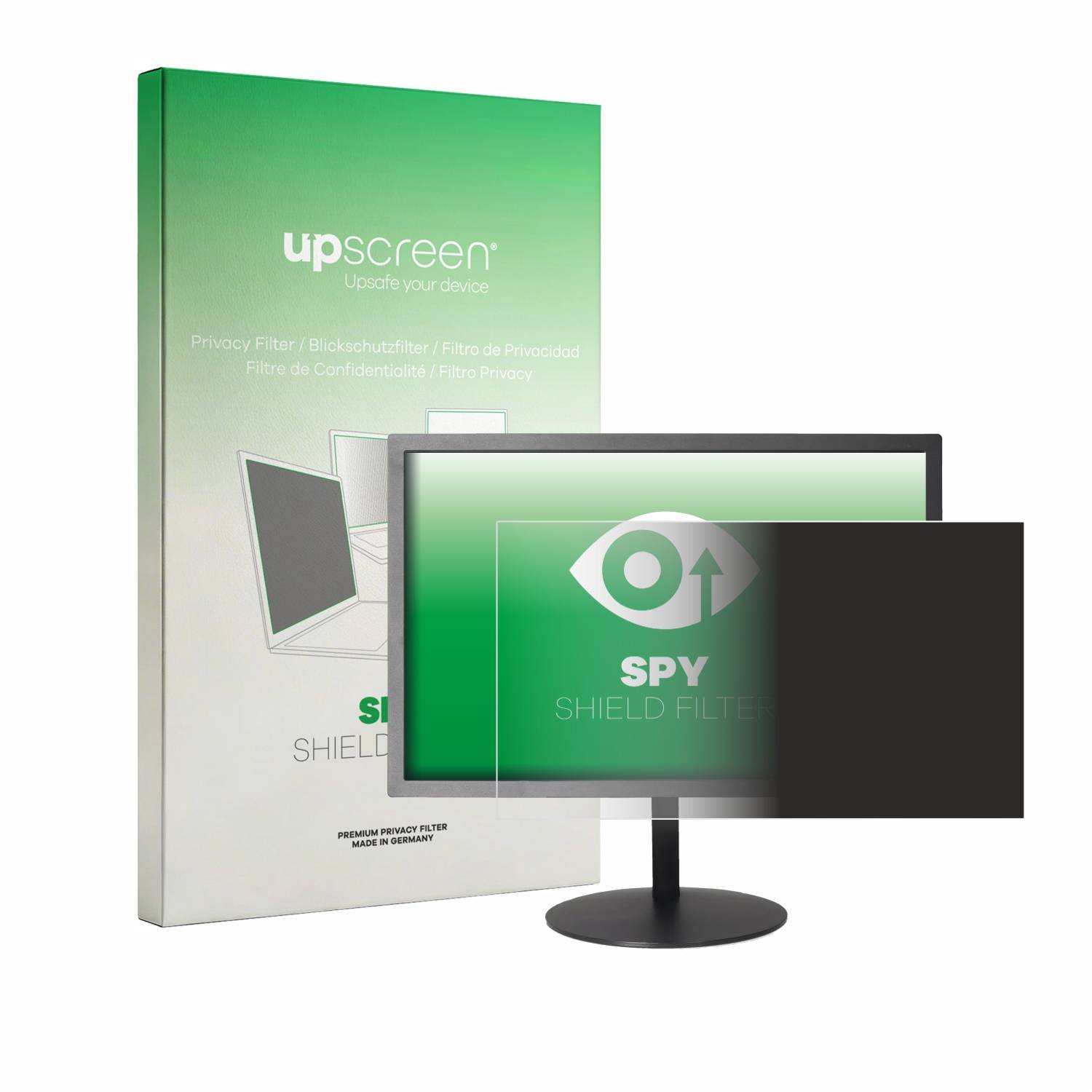 upscreen Blickschutzfilter für LG 24BK550Y Blaulichtfilter Sichtschutz Privacy Anti Spy abnehmbar-0