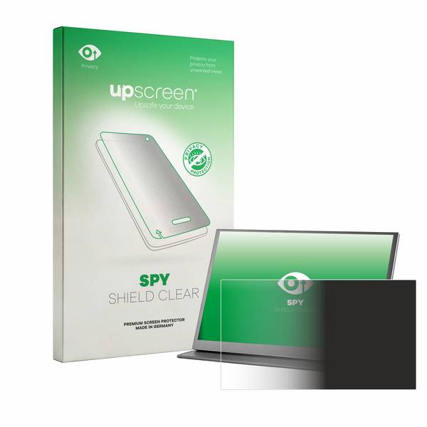 upscreen Blickschutzfolie für Xyvolve 15.6" Tragbarer Monitor Anti-Spy Privacy Blaulichtschutz Sichtschutzfolie