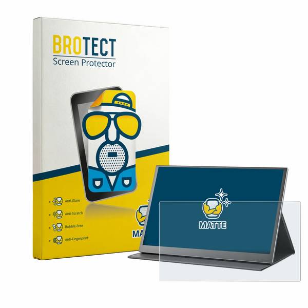 BROTECT Schutzfolie für Xyvolve 15.6" Tragbarer Monitor Folie Matt Entspiegelt