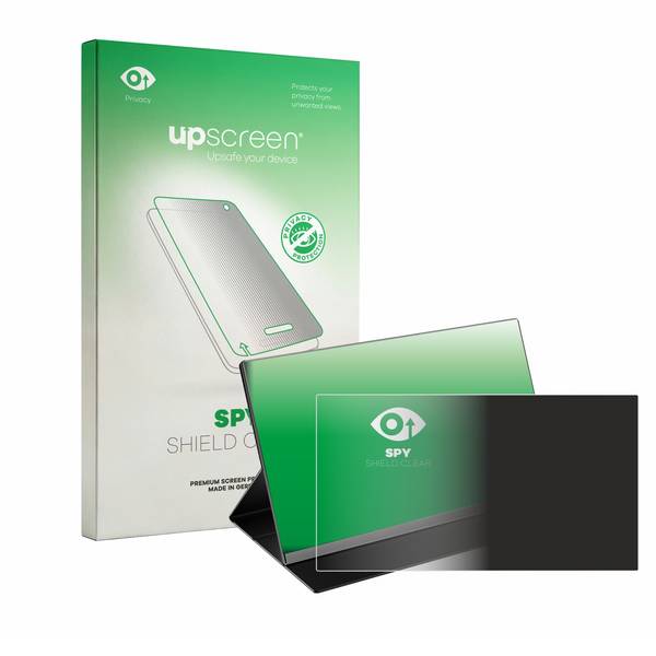 upscreen Blickschutzfolie für Laptomo 15.6" Tragbarer Monitor Anti-Spy Privacy Blaulichtschutz Sichtschutzfolie