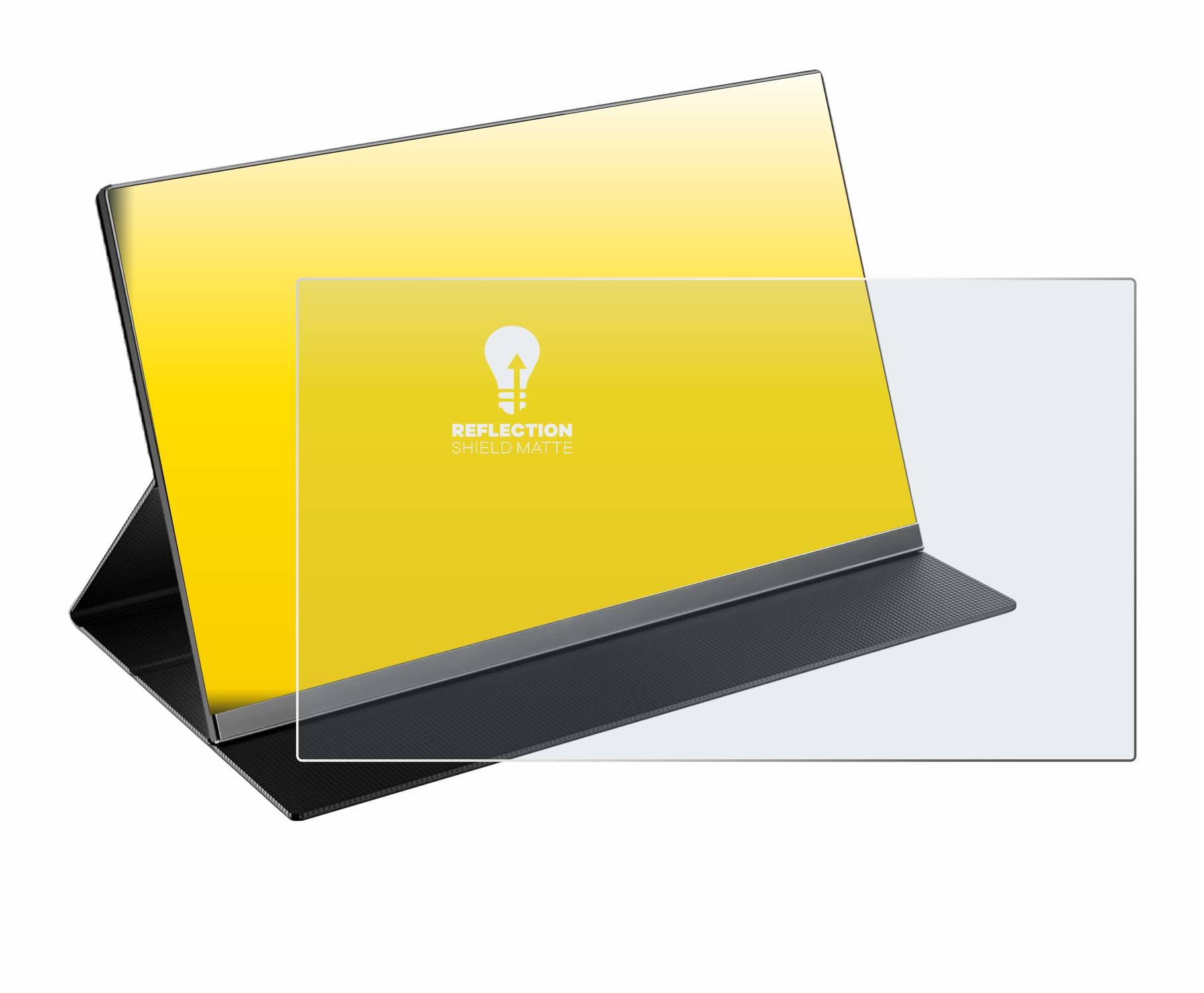 upscreen Schutzfolie für Laptomo 15.6" Tragbarer Monitor Folie Matt Entspiegelt Anti-Reflex-4