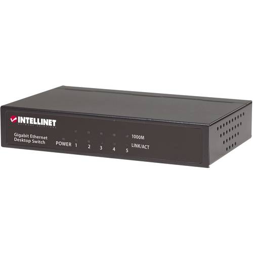 Thumbnail - Intellinet 530378 Netzwerk Switch 5 Port 1 GBit/s