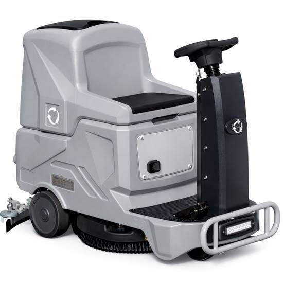 Aufsitzscheuersaugmaschine VM-110 mit 2 Akkus Scheuersaugmaschine 56 cm Bürstendurchmesser-0