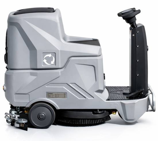 Aufsitzscheuersaugmaschine VM-110 mit 2 Akkus Scheuersaugmaschine 56 cm Bürstendurchmesser-1