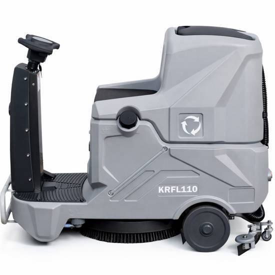 Aufsitzscheuersaugmaschine VM-110 mit 2 Akkus Scheuersaugmaschine 56 cm Bürstendurchmesser-2