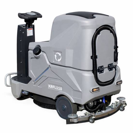 Aufsitzscheuersaugmaschine VM-110 mit 2 Akkus Scheuersaugmaschine 56 cm Bürstendurchmesser-3