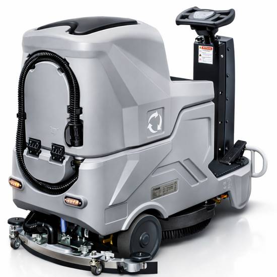 Aufsitzscheuersaugmaschine VM-110 mit 2 Akkus Scheuersaugmaschine 56 cm Bürstendurchmesser-4