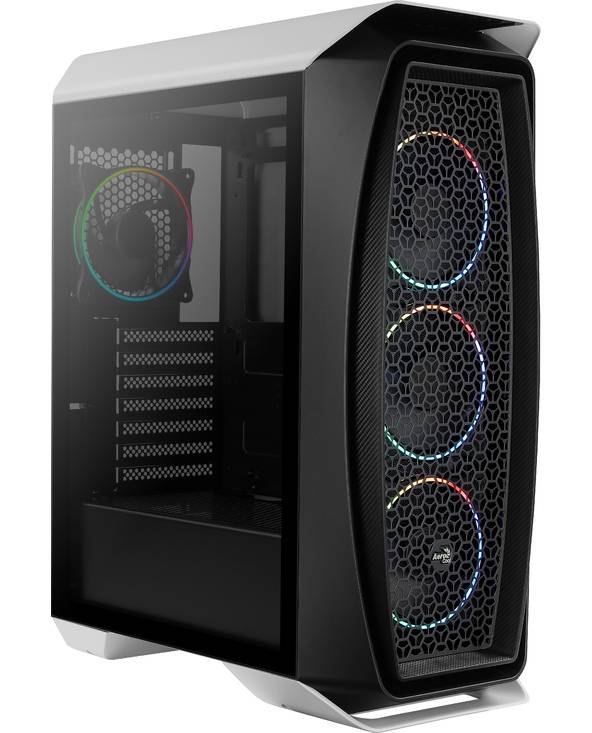 ATX AEROCOOL AERO ONE ECLIPSE RGB MID-TOWER CASE WITH GLASS PANEL (WHITE)-0