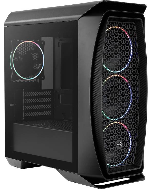 Aero One Mini Eclipse Midi-Tower, Tempered Glass - black-0