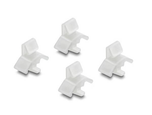 Delock Befestigungsclip (Packung mit 4)