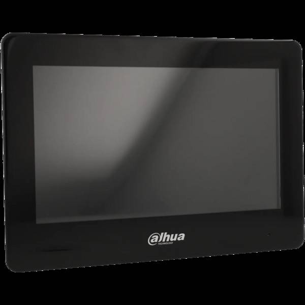 Dahua VTH5321GB-W 7 inch WiFi indoor monitor zwart