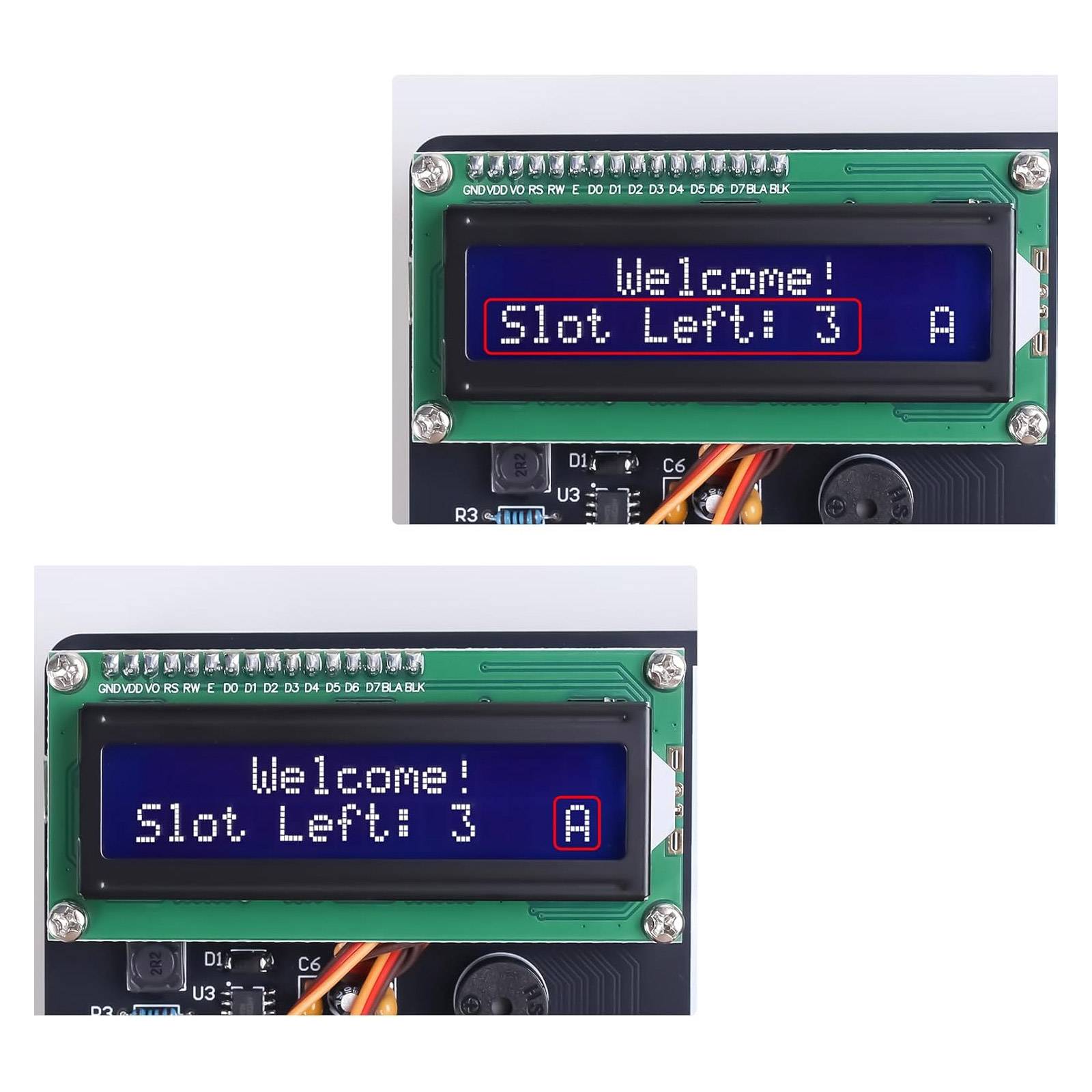 Bausatz Parkhaus Simulation DIY Lötbausatz mit LCD & 4 Autos STEM Lernbausatz-4