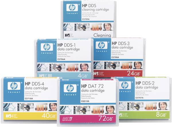 DAT-72 - 36 GB / 72 GB - Blau - für HPE