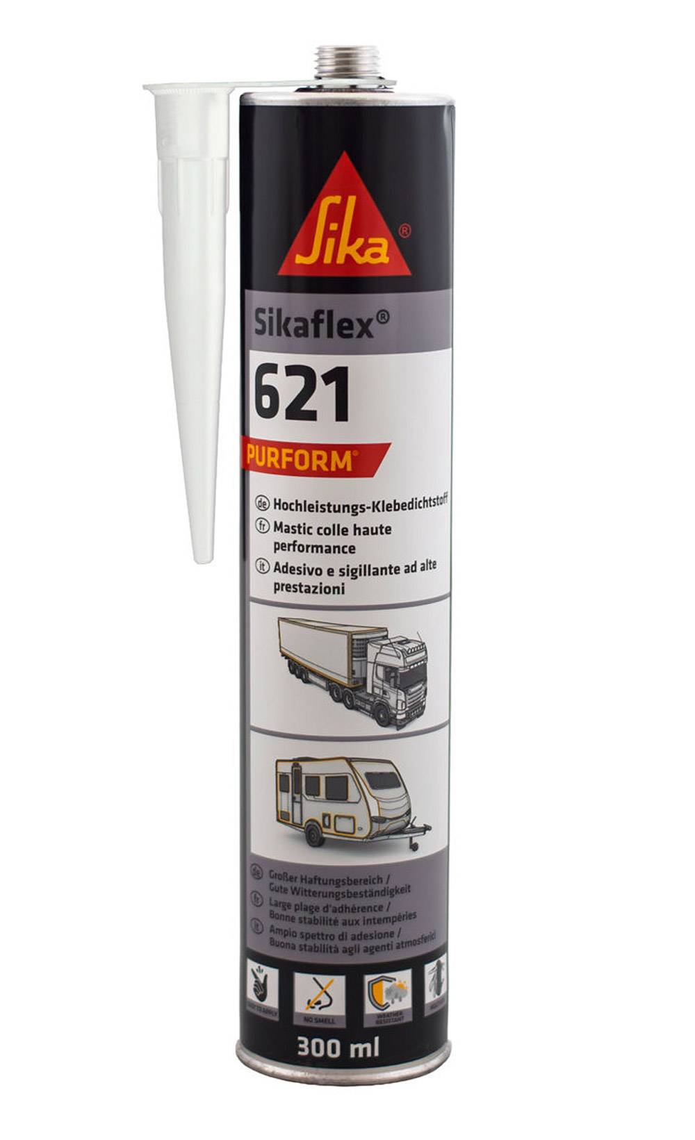 SIKAFLEX 621 weiß 300ml Kleb- und Dichtstoff-0