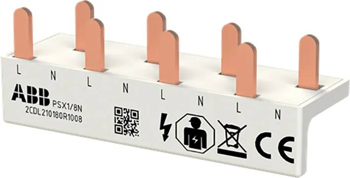 1St. ABB PSX1/8N Phasenschiene FlexLine 1P+N 8Pins 10qmm-0