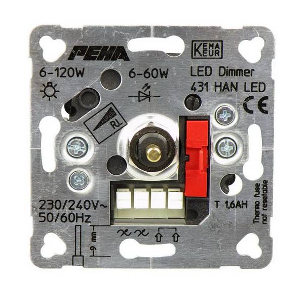 Peha Drehdimmer Unterputz D 431 HAN LED o.A.
