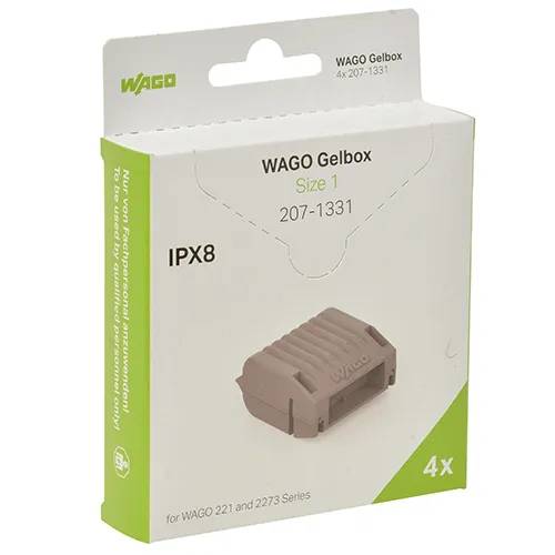 WAGO Gelbox 4² Groesse1 207-1331 - 2 m - IP68 - 4er-0