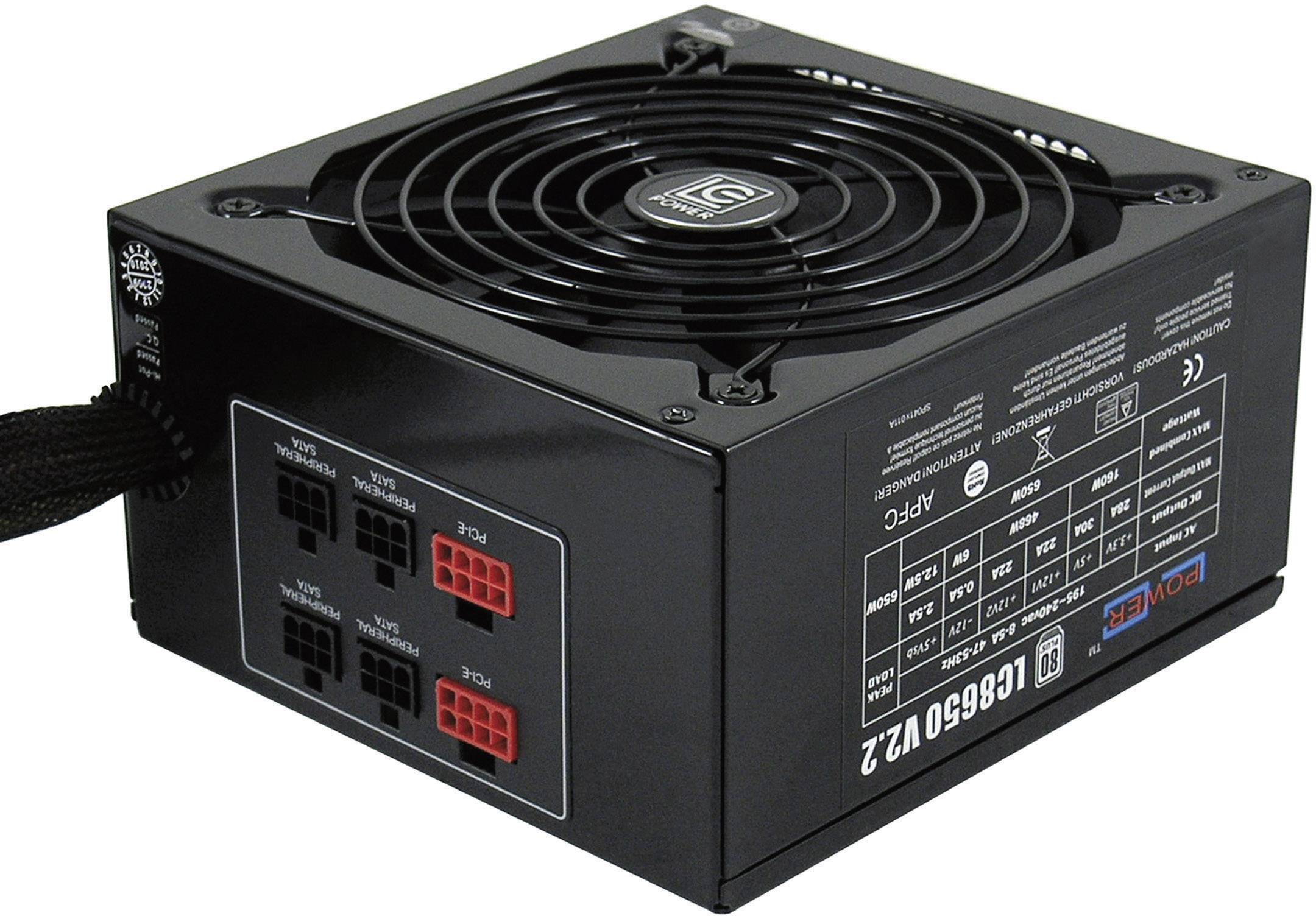 LCPower LC8650 V2.2 PC power supply from