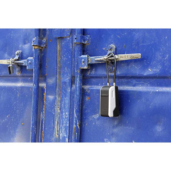 Schlüsselbox Select Access Stahl VE 4 Stk grau mit flexiblen Bügel. Master Lock Deutschland GmbH 87033949-3