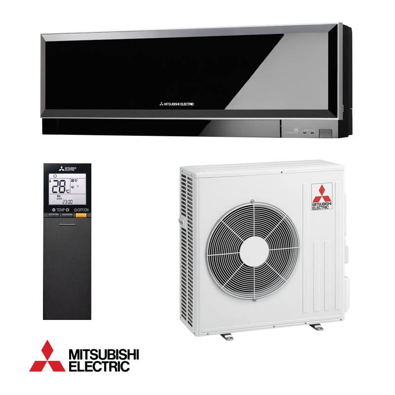 Inverter-Klimaanlage Mitsubishi Electric MSZ-EF50VGKB + MUZ-EF50VG-0