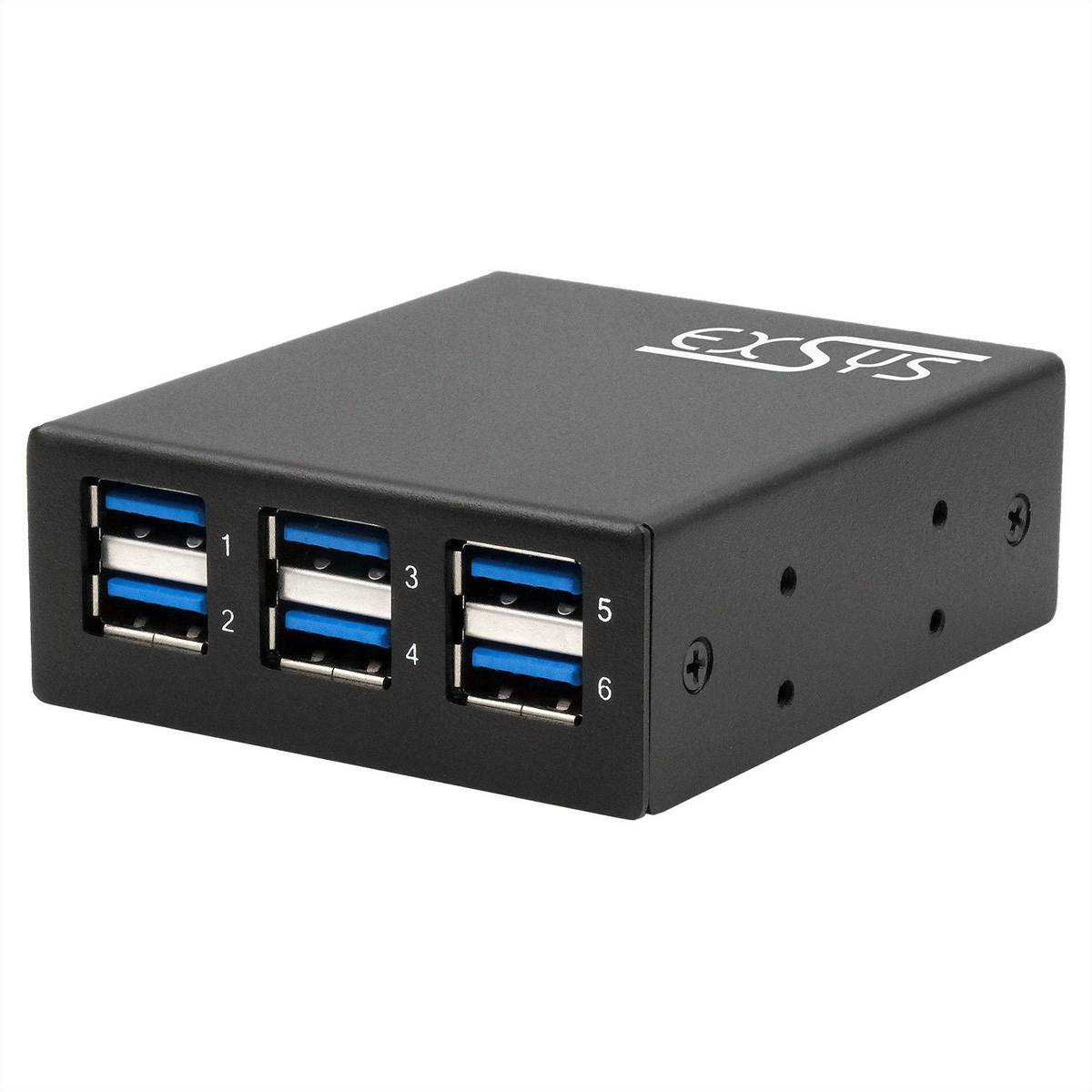 USB 3.2 Gen 1 Hub m.15kV ESD DIN-Rail Montage-0