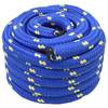 vidaXL Bootsseil 10 m 3 Blau PP