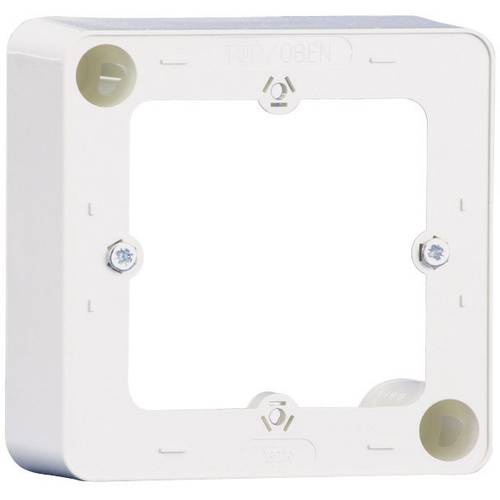 METZ CONNECT BTR Single Surface Mount Frame - Rahmen für Anschlüsse - Pure White