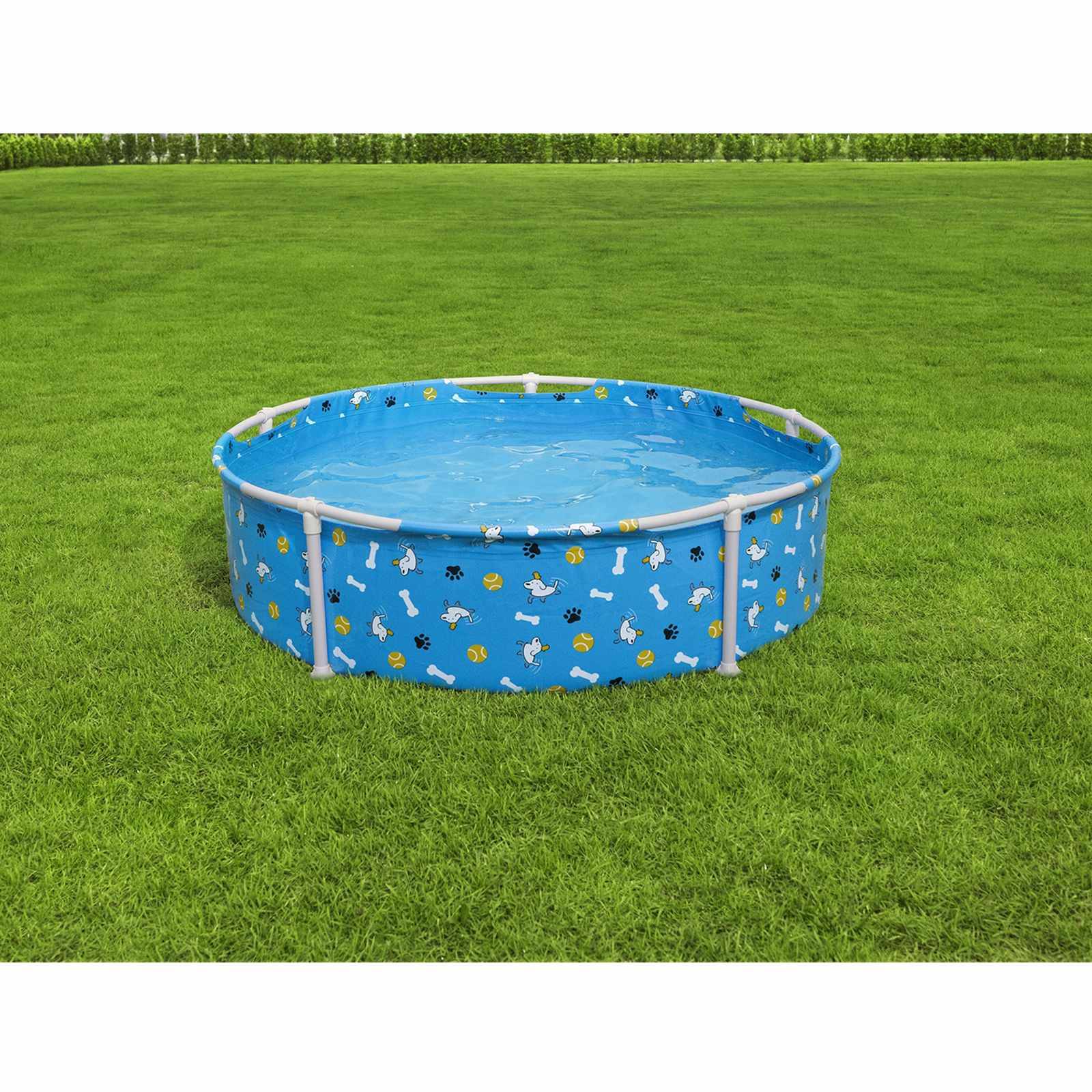 Bestway Schwimmbecken für Haustiere über dem Boden Blau 122 x 30,5 cm-0