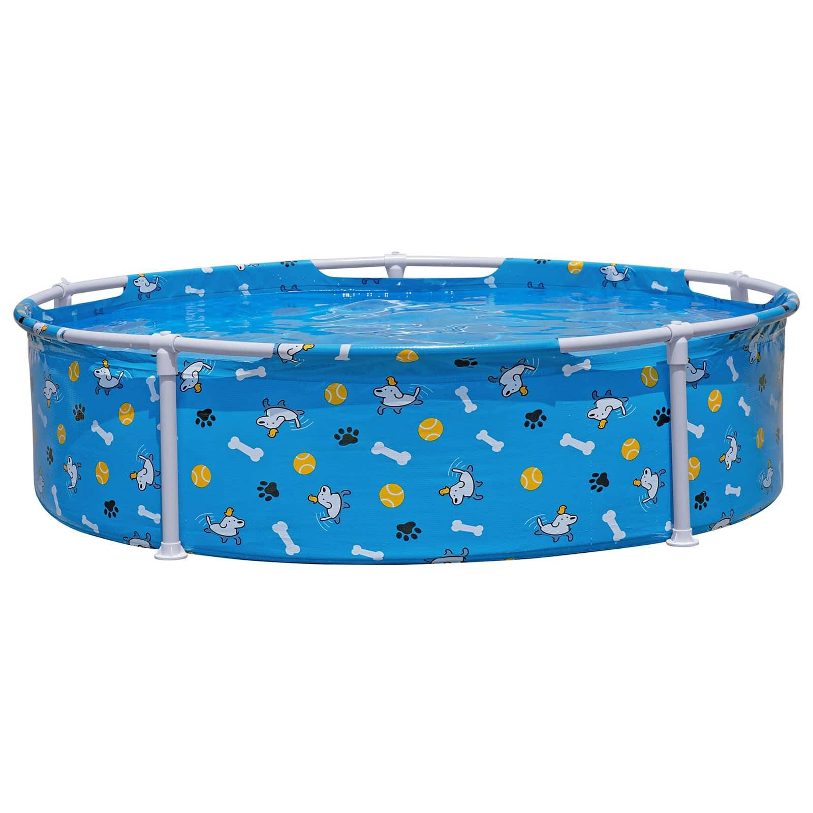 Bestway Schwimmbecken für Haustiere über dem Boden Blau 122 x 30,5 cm-2